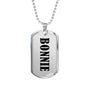 Bonnie v01 - Luxury Dog Tag Necklace