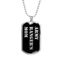 Army Ranger's Mom v2 - Luxury Dog Tag Necklace