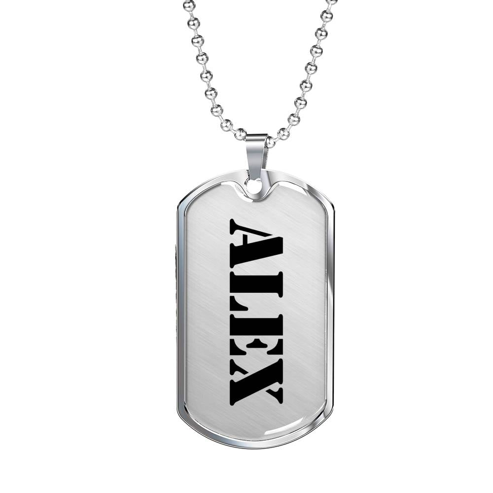 Alex - Luxury Dog Tag Necklace