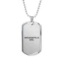 Indianapolis Girl - Luxury Dog Tag Necklace