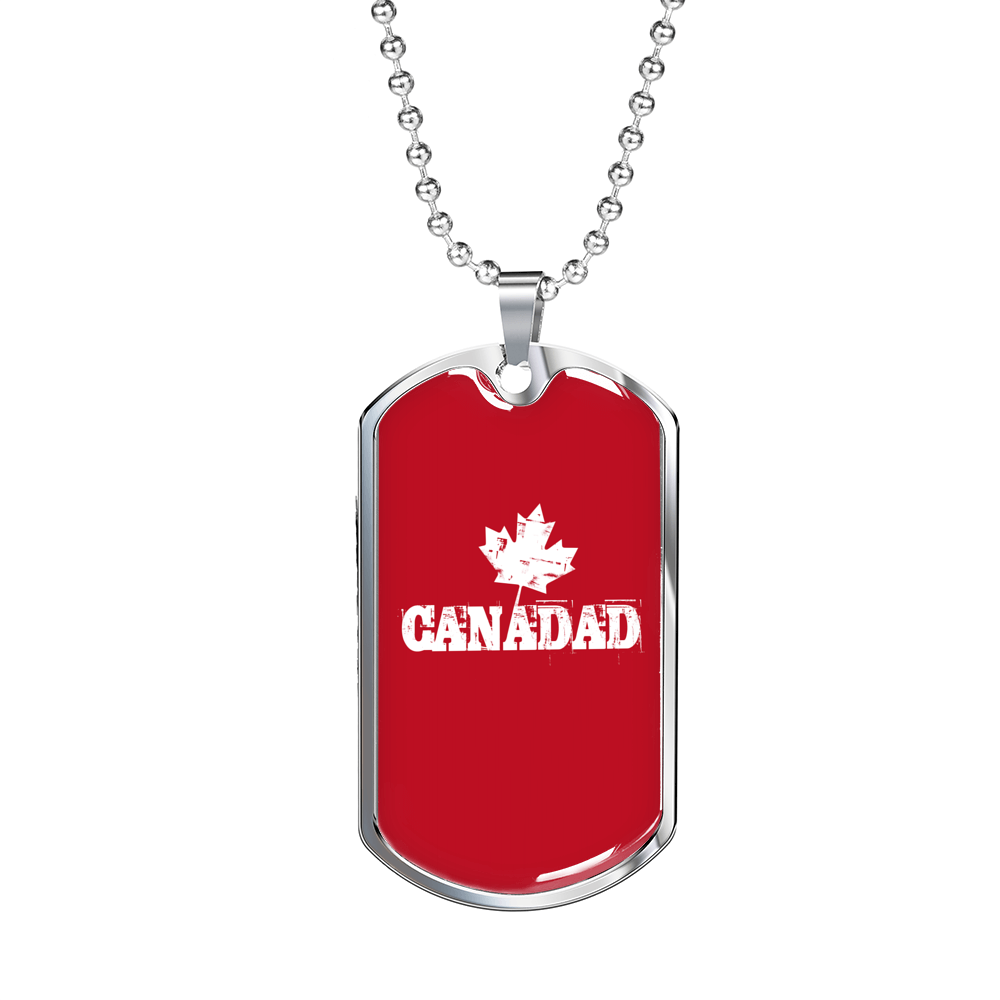 Canada Dad - Luxury Dog Tag Necklace