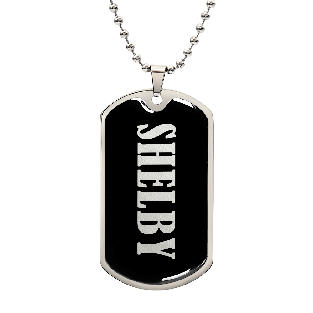 Shelby v02 - Luxury Dog Tag Necklace