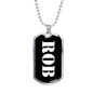 Rob v2 - Luxury Dog Tag Necklace