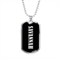 Savannah v03 - Luxury Dog Tag Necklace