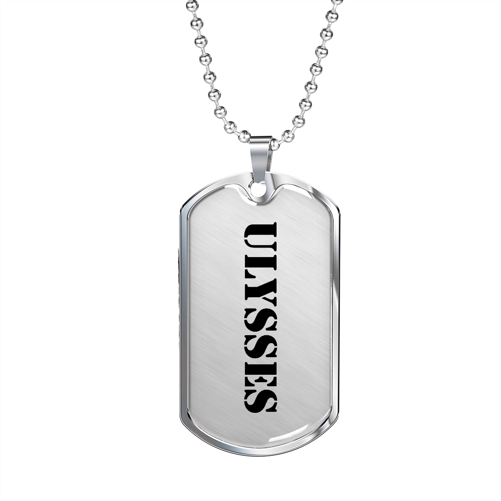 Ulysses - Luxury Dog Tag Necklace