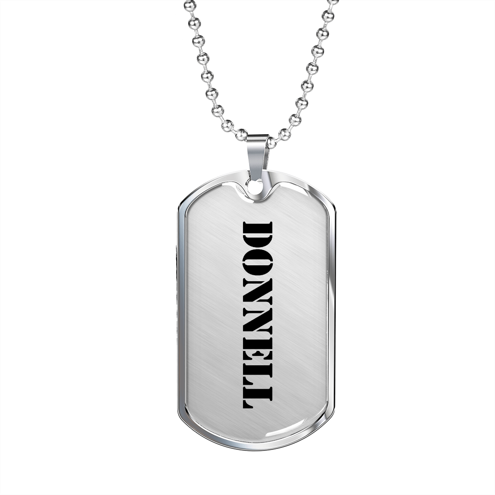 Donnell - Luxury Dog Tag Necklace