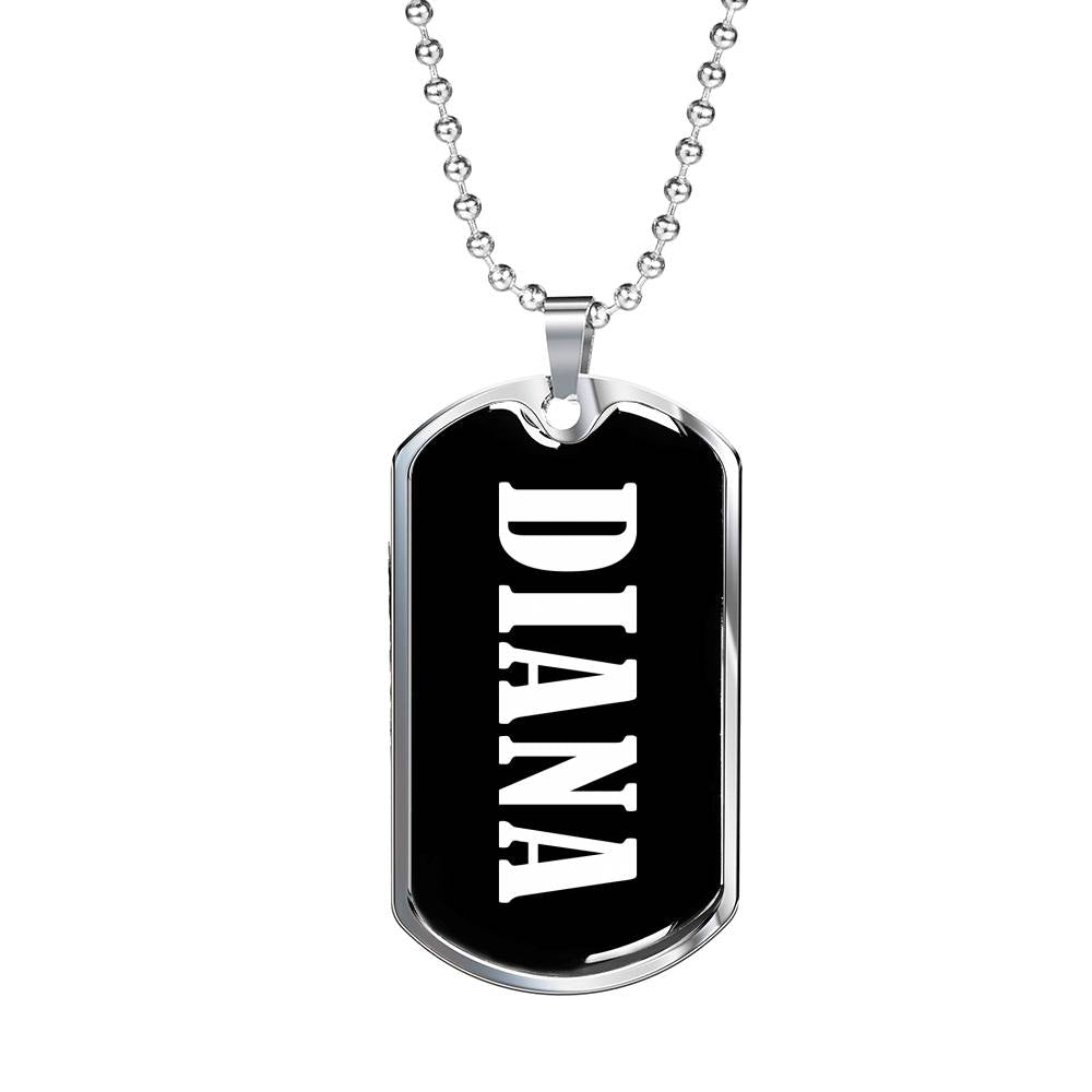 Diana v02 - Luxury Dog Tag Necklace