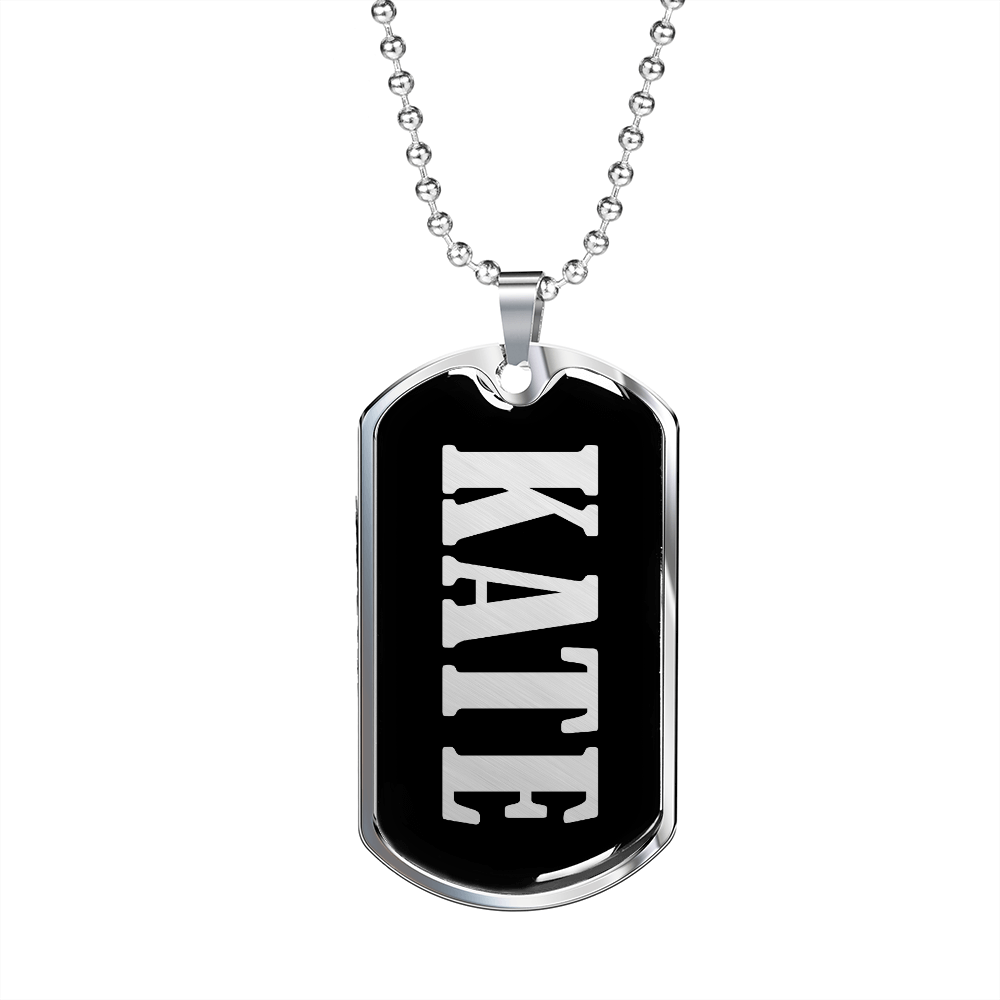 Kate v02 - Luxury Dog Tag Necklace