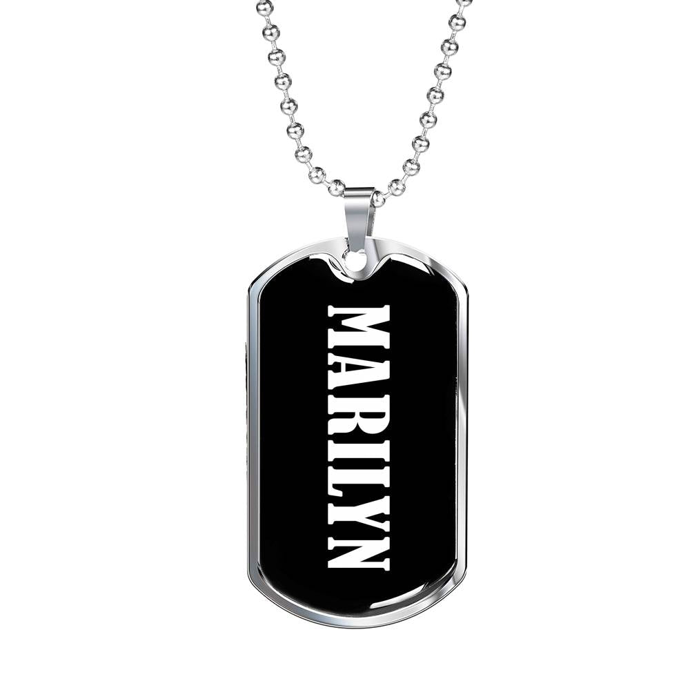 Marilyn v02 - Luxury Dog Tag Necklace