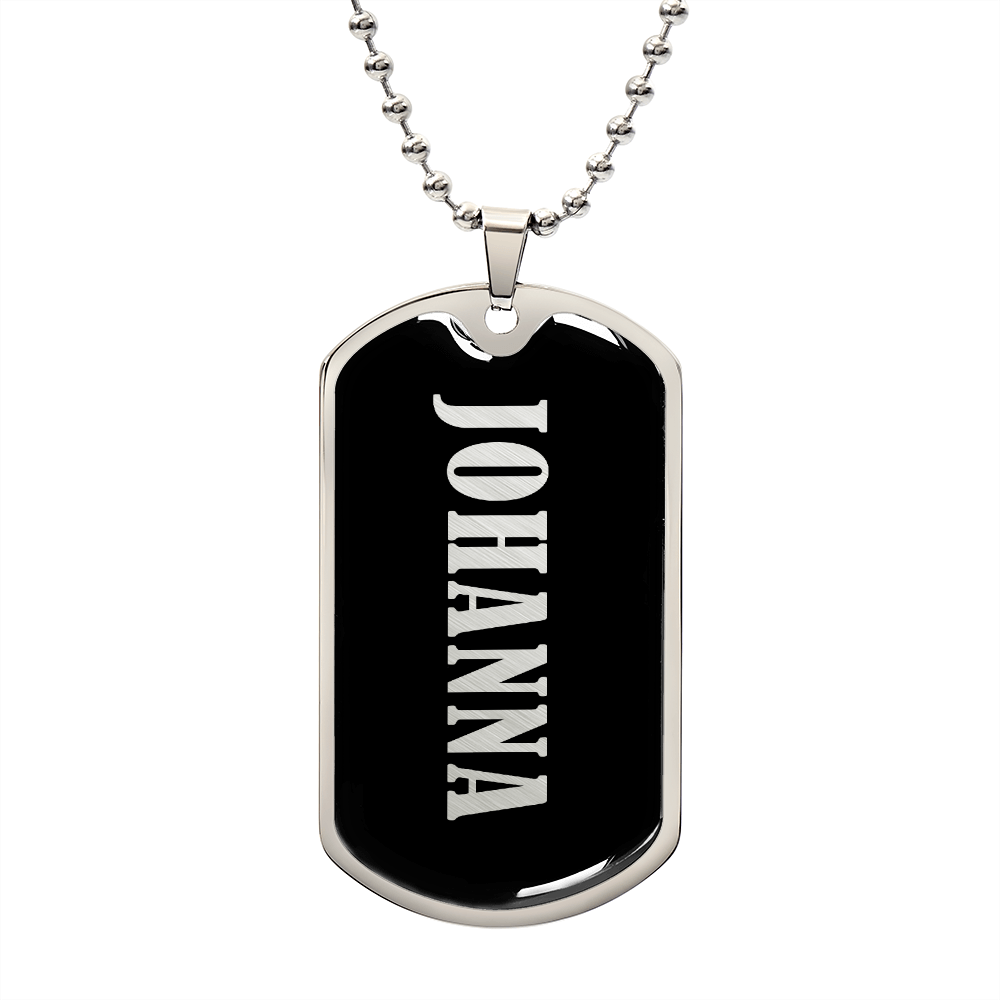 Johanna v02 - Luxury Dog Tag Necklace