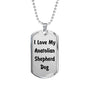 Love My Anatolian Shepherd Dog v4 - Luxury Dog Tag Necklace