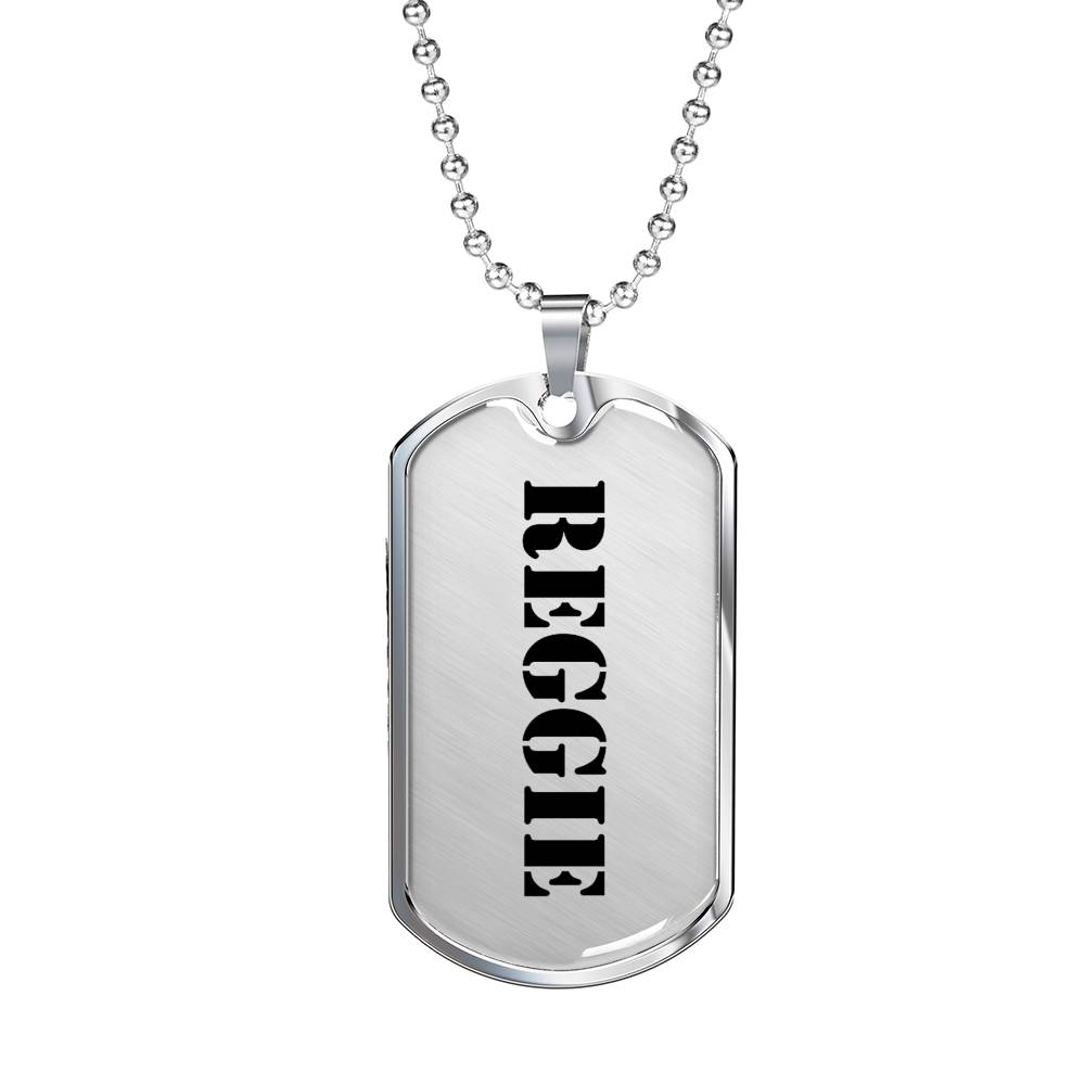 Reggie - Luxury Dog Tag Necklace