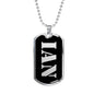 Ian v3 - Luxury Dog Tag Necklace
