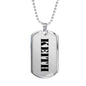 Keith - Luxury Dog Tag Necklace