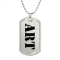 Art - Luxury Dog Tag Necklace