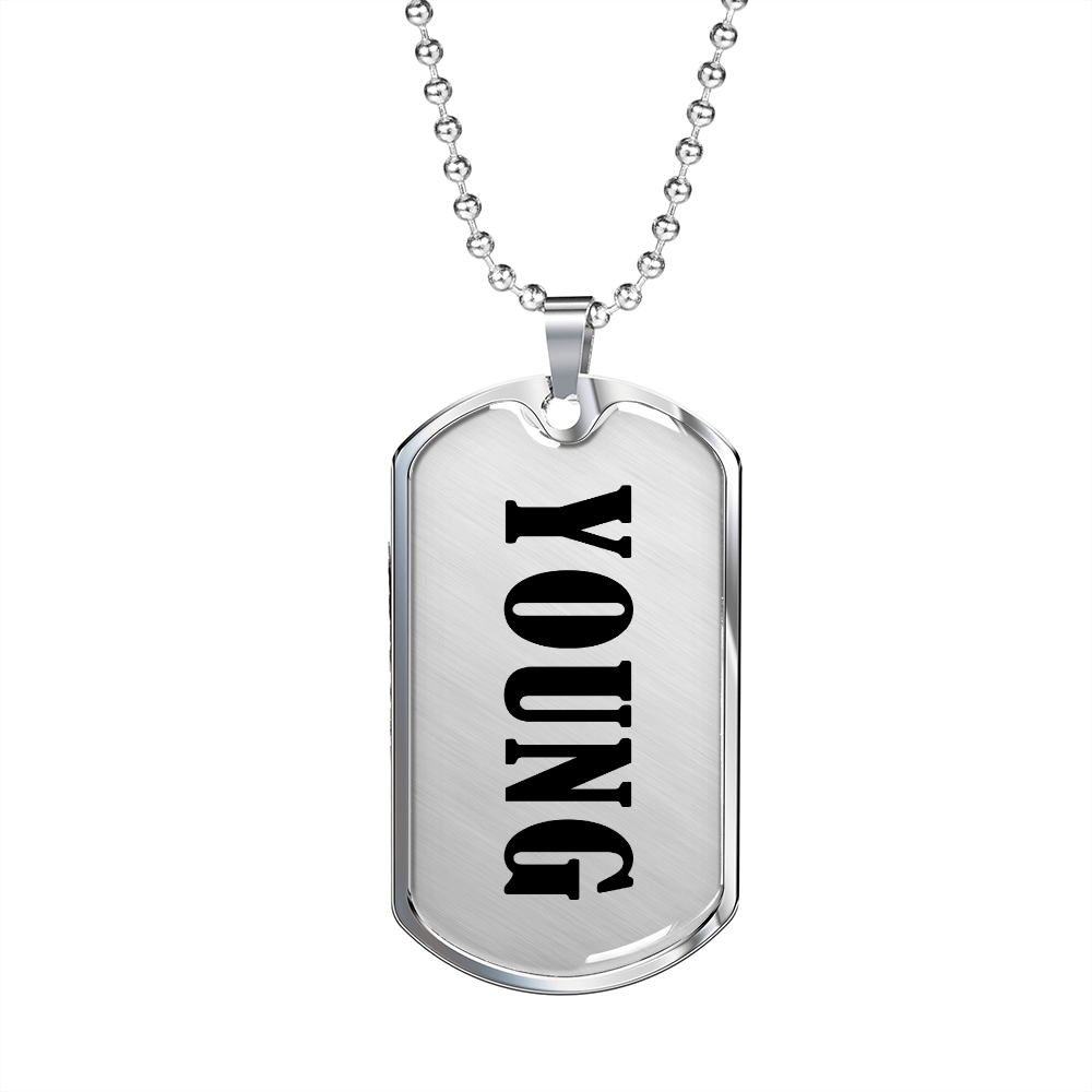 Young v01 - Luxury Dog Tag Necklace