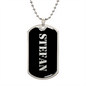 Stefan v2 - Luxury Dog Tag Necklace