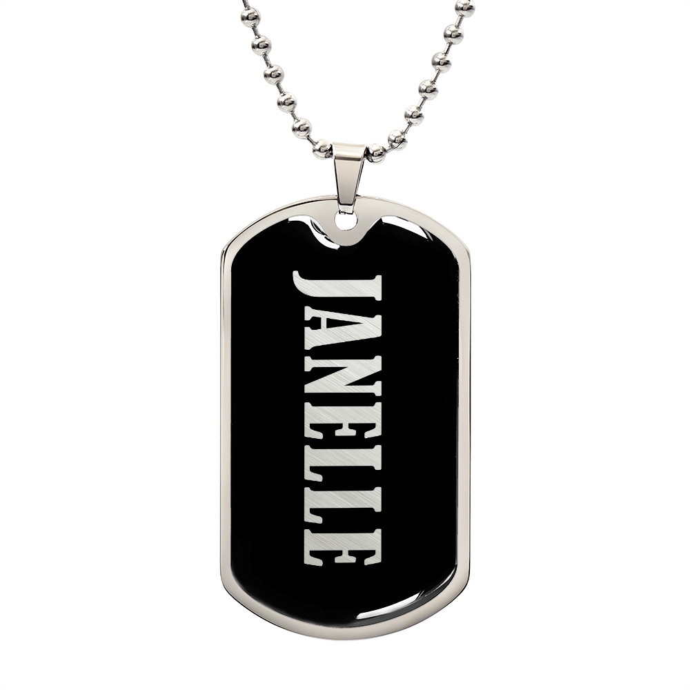 Janelle v02 - Luxury Dog Tag Necklace