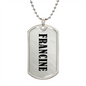 Francine v01 - Luxury Dog Tag Necklace