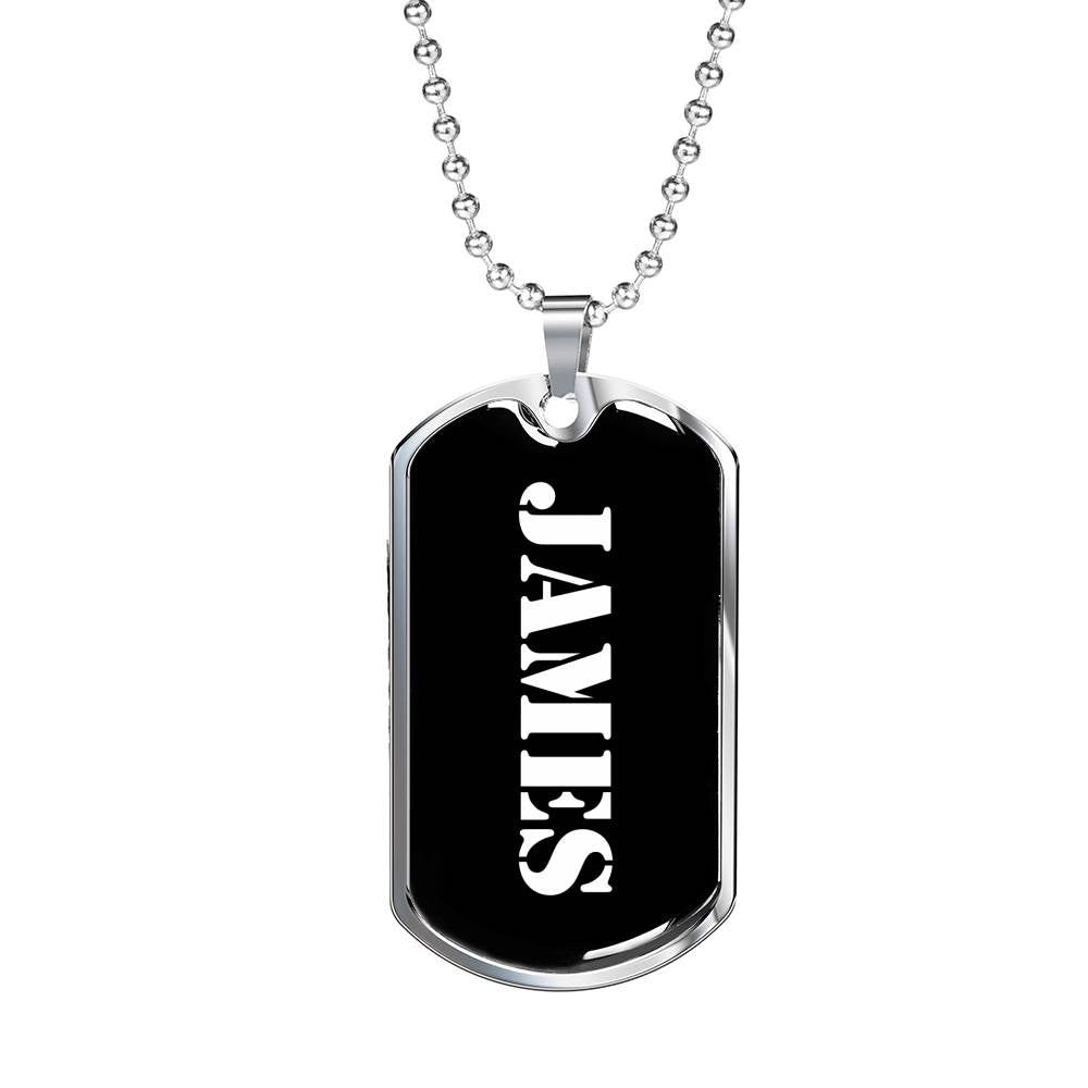 James v1 - Luxury Dog Tag Necklace
