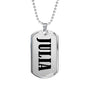 Julia v01 - Luxury Dog Tag Necklace