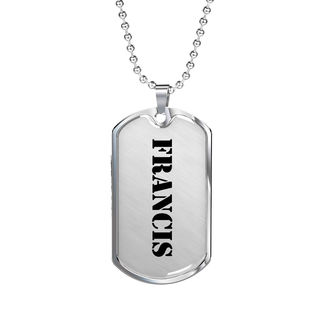 Francis - Luxury Dog Tag Necklace