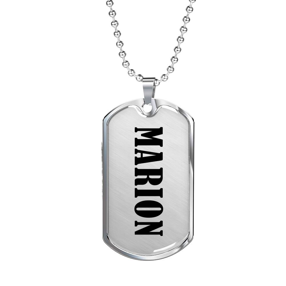 Marion v01 - Luxury Dog Tag Necklace
