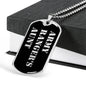 Army Ranger's Aunt v2 - Luxury Dog Tag Necklace