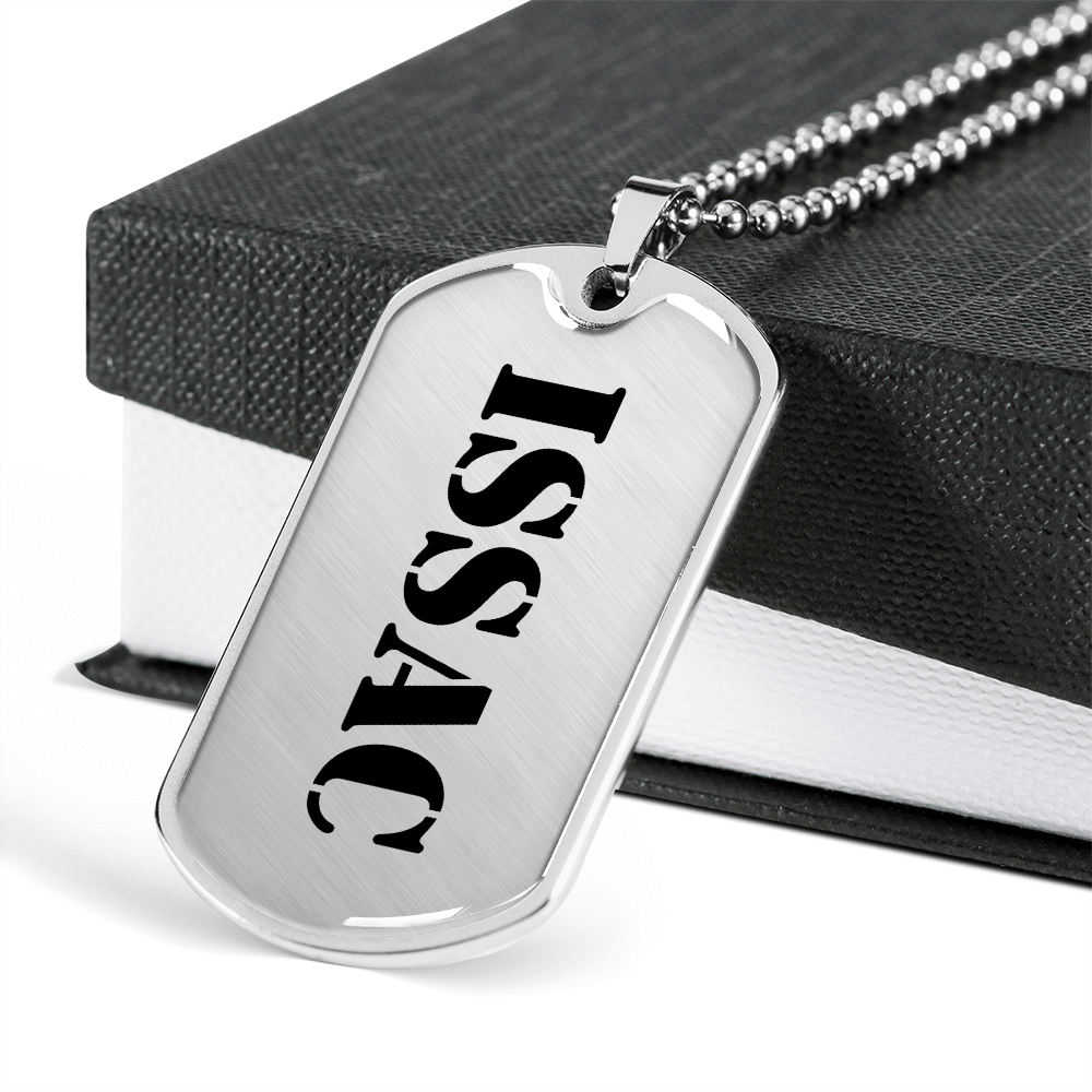 Issac - Luxury Dog Tag Necklace