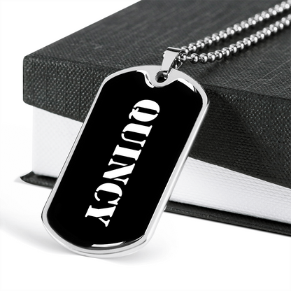 Quincy v3 - Luxury Dog Tag Necklace