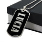 Lucia v02 - Luxury Dog Tag Necklace