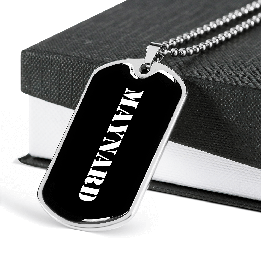 Maynard v3 - Luxury Dog Tag Necklace