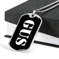 Gus v2 - Luxury Dog Tag Necklace