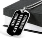 Combat Veteran's Cousin v3 - Luxury Dog Tag Necklace