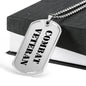 Combat Veteran - Luxury Dog Tag Necklace