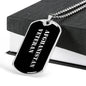 Afghanistan Veteran v2 - Luxury Dog Tag Necklace