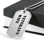 Veteran's Wife - Luxury Dog Tag Necklace
