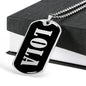 Lola v01s - Luxury Dog Tag Necklace