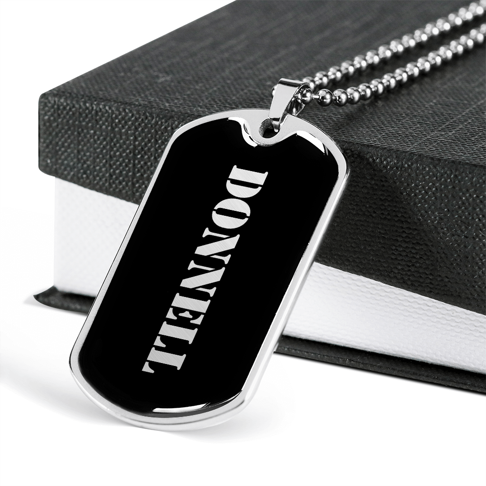 Donnell v2 - Luxury Dog Tag Necklace