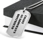Coast Guardsman's Boyfriend - Luxury Dog Tag Necklace