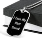 Love My Plott Hound v5 - Luxury Dog Tag Necklace