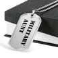 Military Aunt - Luxury Dog Tag Necklace