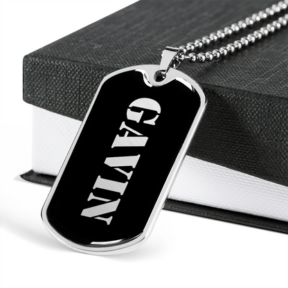 Gavin v2 - Luxury Dog Tag Necklace