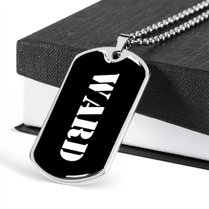 Ward v3 - Luxury Dog Tag Necklace