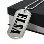 Elsa v01 - Luxury Dog Tag Necklace