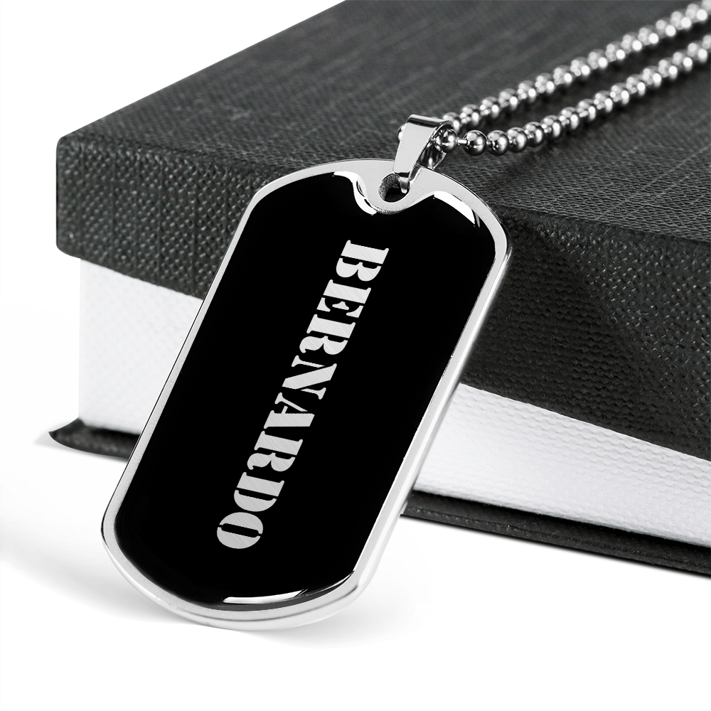 Bernardo v2 - Luxury Dog Tag Necklace