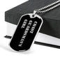 Coast Guardsman's Girl v2 - Luxury Dog Tag Necklace