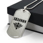 Shannon v01a - Luxury Dog Tag Necklace
