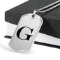 Initial G v1a - Luxury Dog Tag Necklace