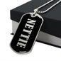Nettie v02 - Luxury Dog Tag Necklace